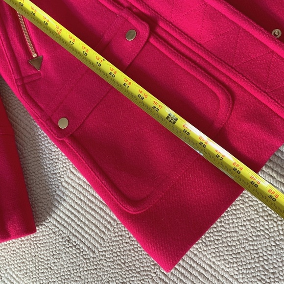 NWT JCrew Chateau Stadium Cloth Parka Coat Pink Size 2 - Picture 4 of 8